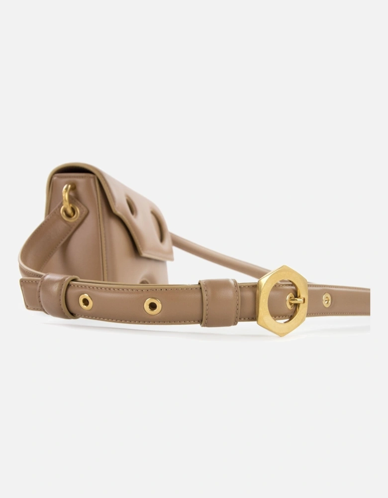 Off White Burrow Shoulder 22 Brown