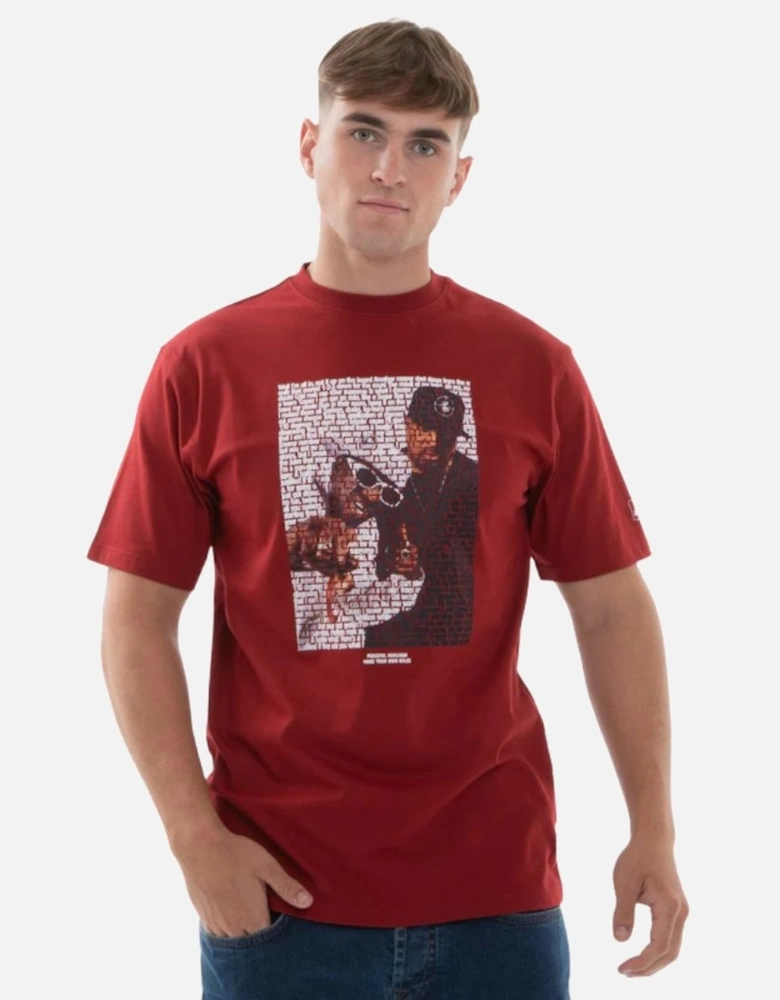 No 1 T-Shirt Dark Red