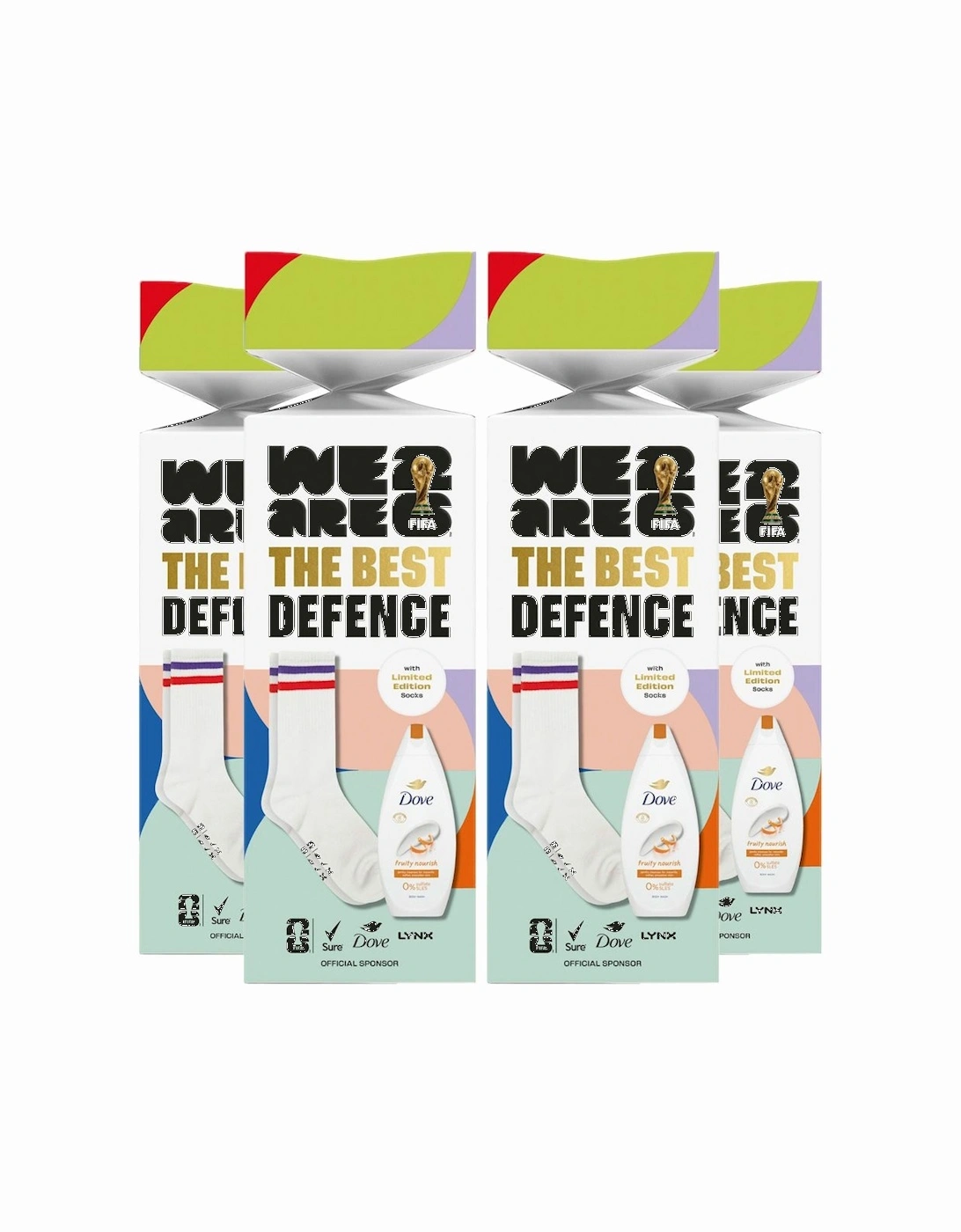 Fruity Nourish 'Gift Set',Hydrating Body Wash & Socks Football Edition, 2 of 1