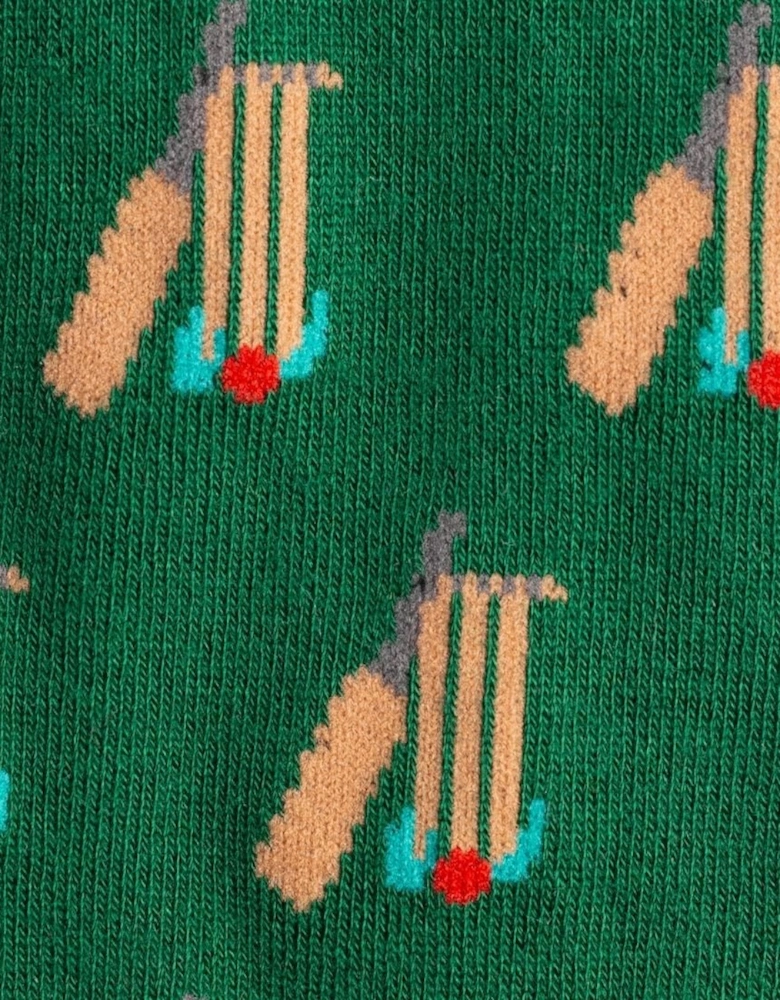 Cricket Bamboo Socks, Green