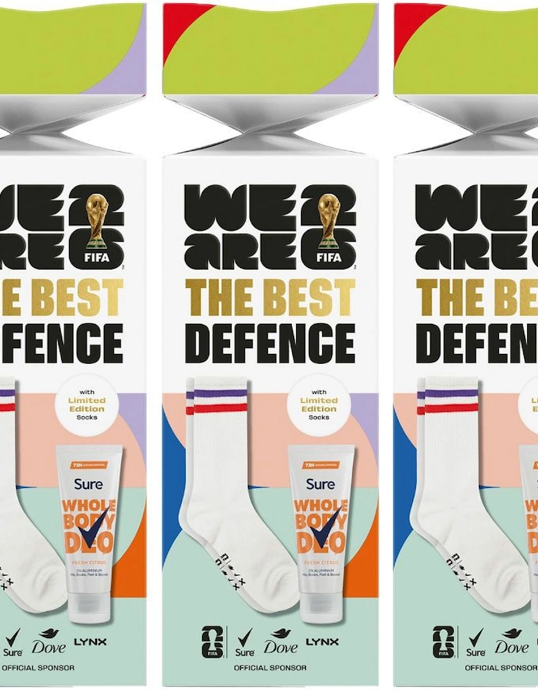 The Best Defence FiFA Gift Whole Body Deodorant & Socks Gift Set, 2 of 1