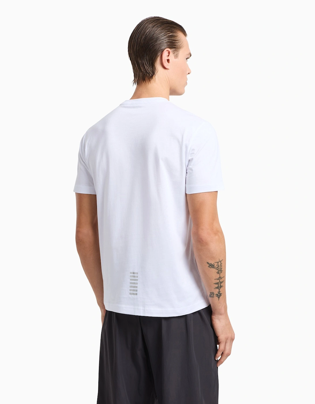 Core Logo T-Shirt - White / Silver