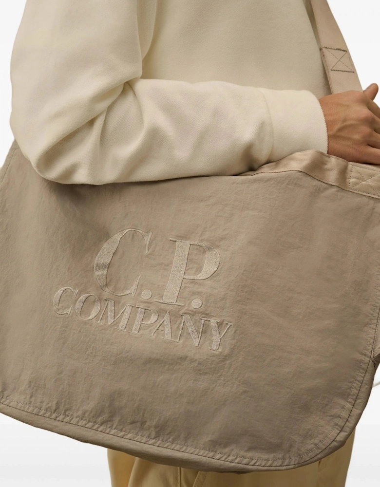 Logo Strap Bag Beige