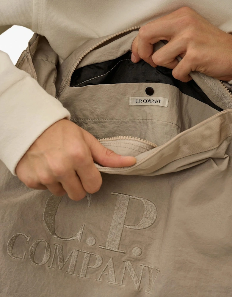 Logo Strap Bag Beige