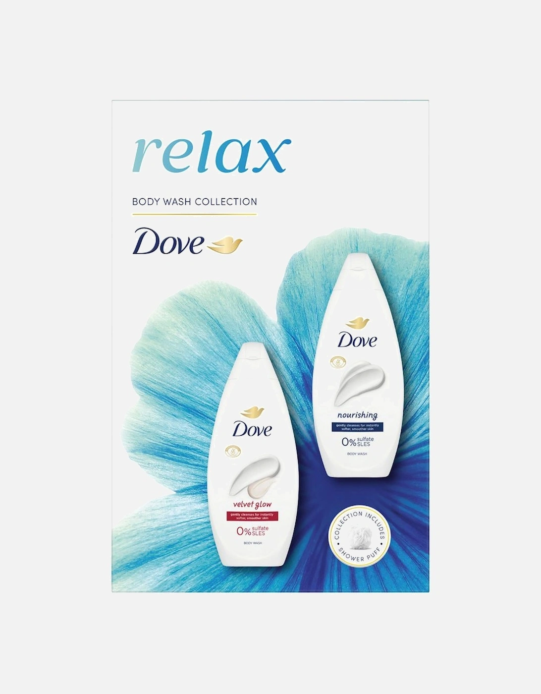 Relax Duo 'Gift Set' Velvet Glow & Nourishing Body Wash, 2 of 1