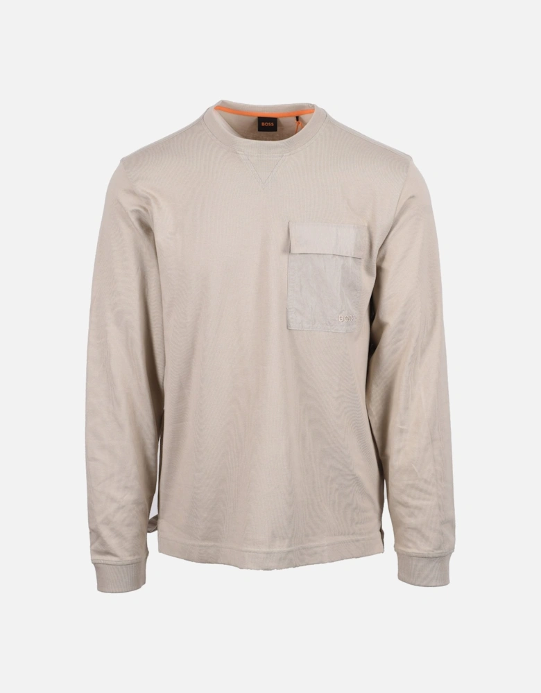 Boss Orange TE PROTECTIVE T-SHIRT LIGHT BEIGE