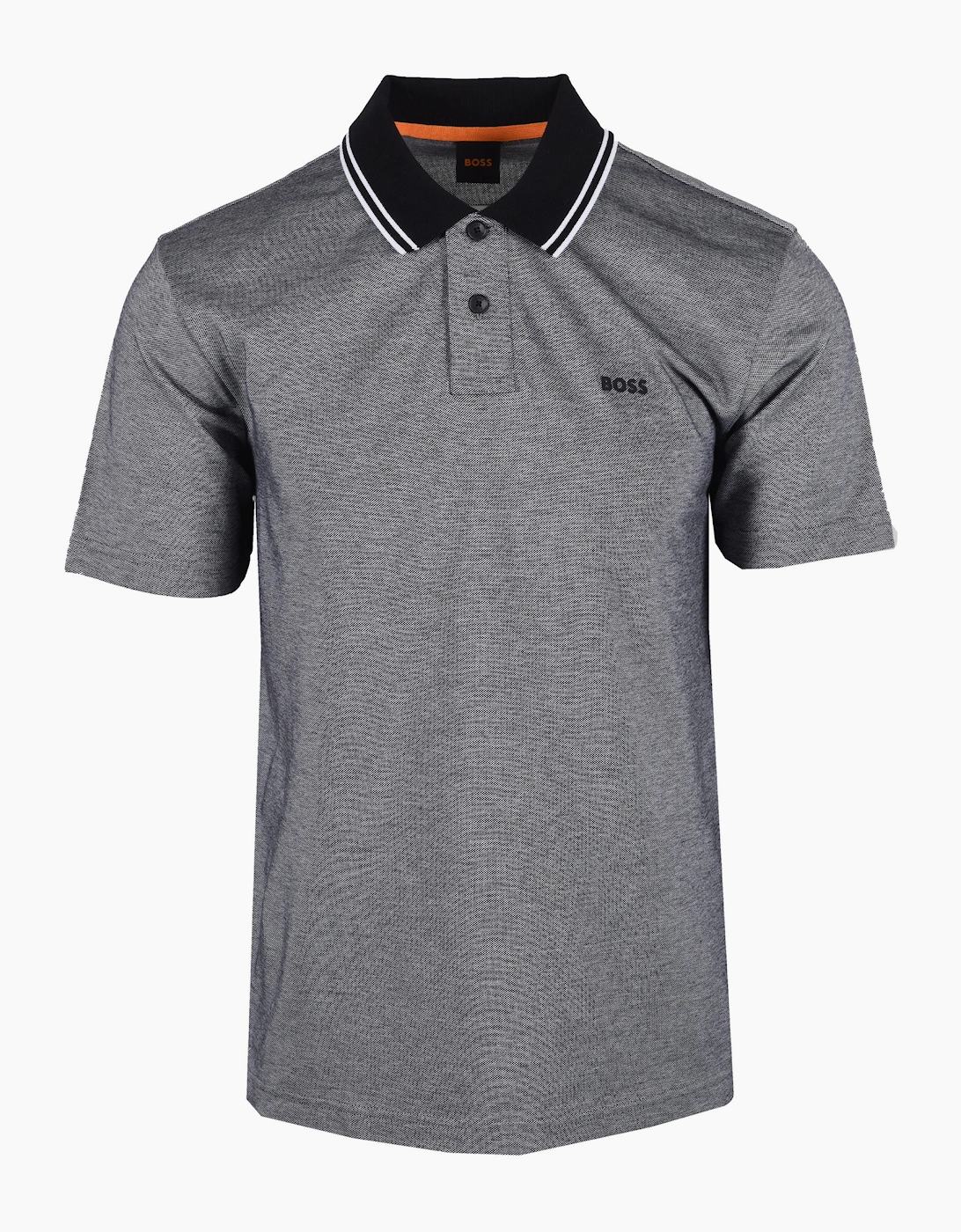 Men's Boss Orange PEOXFORDNEW POLO BLACK - Size: 42