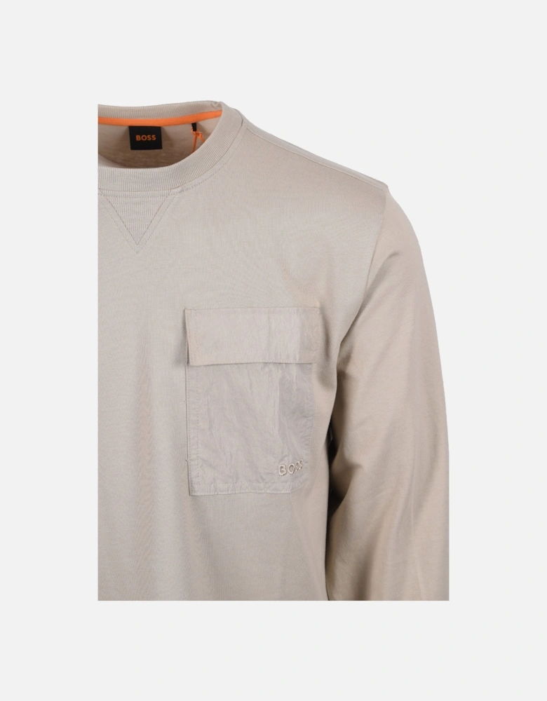 Boss Orange TE PROTECTIVE T-SHIRT LIGHT BEIGE