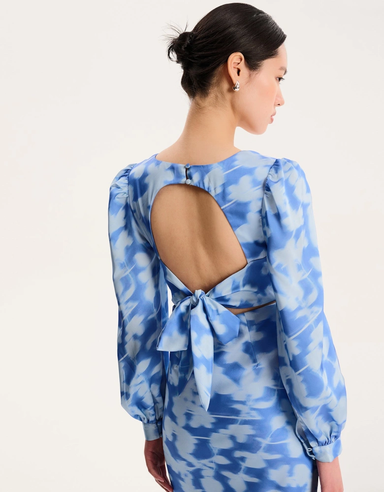 Francoise Dress in Supersonic Blue