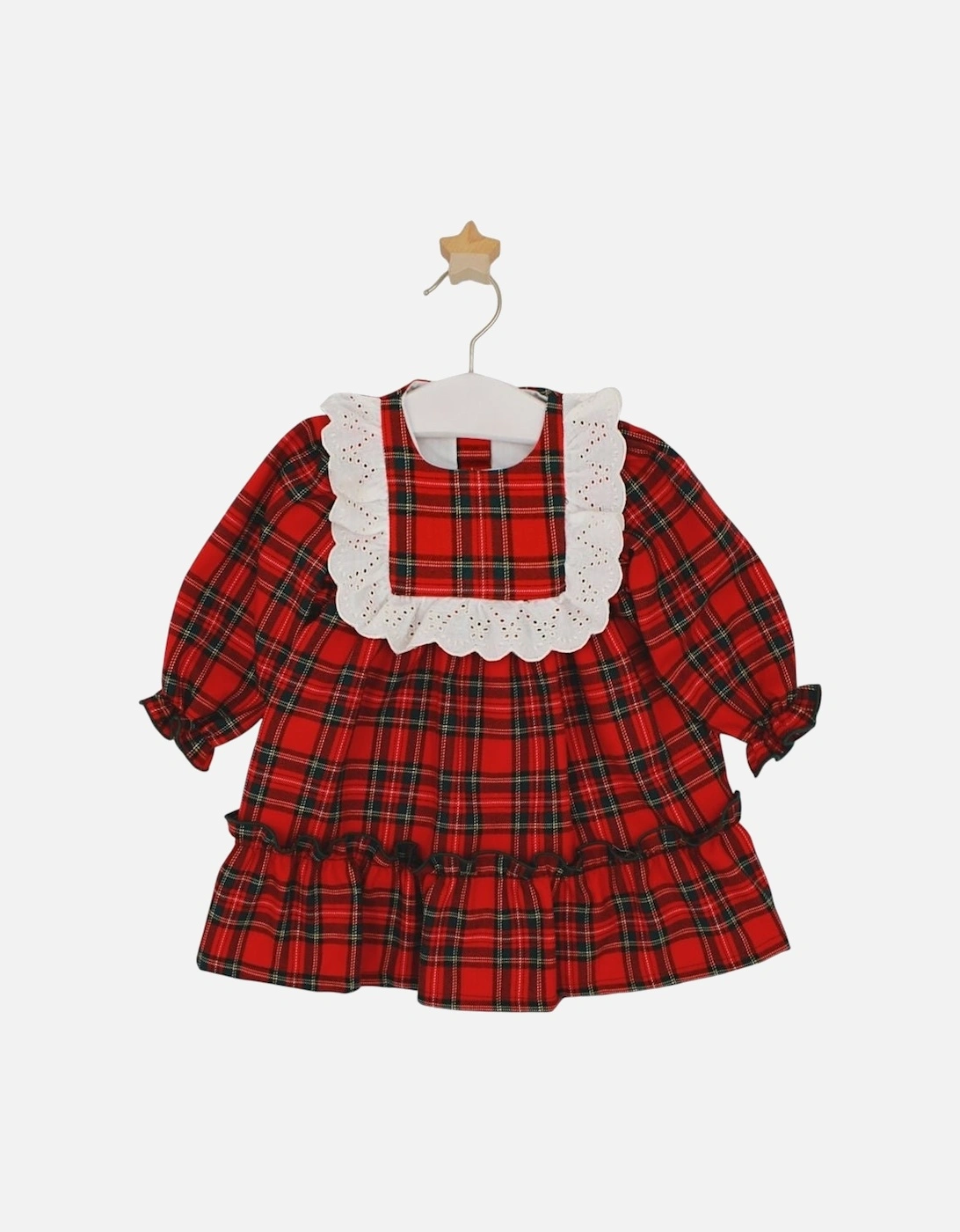 Girls Red Tartan Dress, 4 of 3