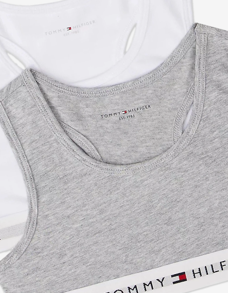 Girls 2 Pack Bralette Set in Multicolour