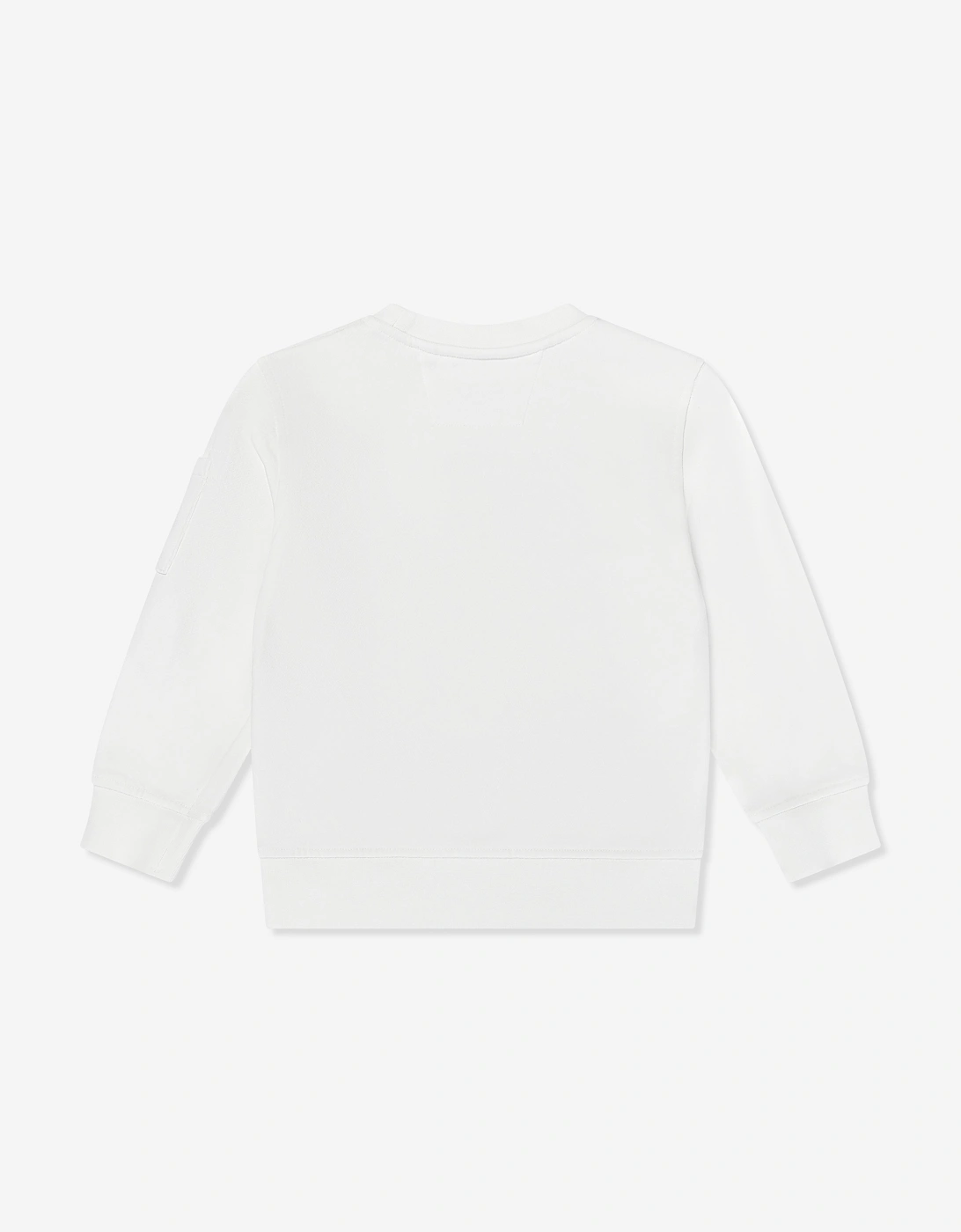 C.P. Company Boys Lens Sweatshirt in Ivory