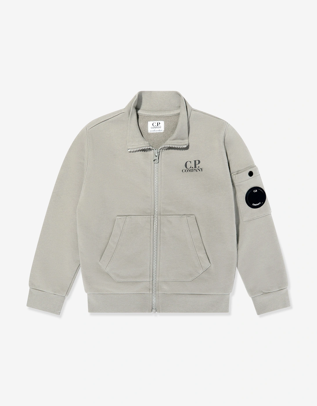 C.P. Company Boys Logo Tracksuit in Grey
