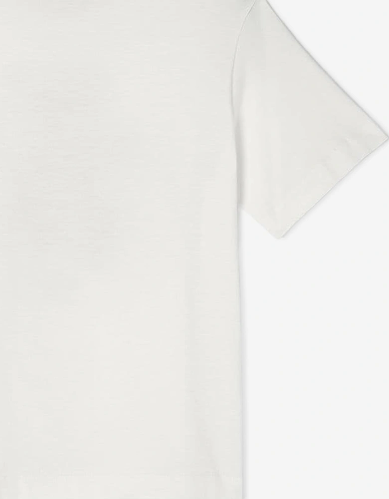 Girls Teddy Bear T-Shirt in White