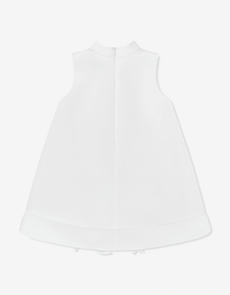 Girls Spring In Step Dress in White