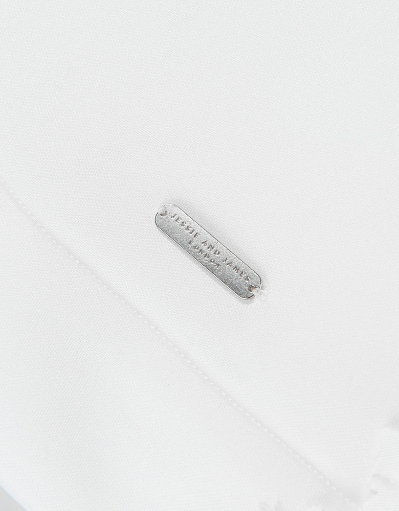 Girls Spring In Step Dress in White