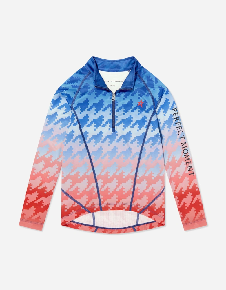 Girls Thermal Degrade Layer Top in Blue