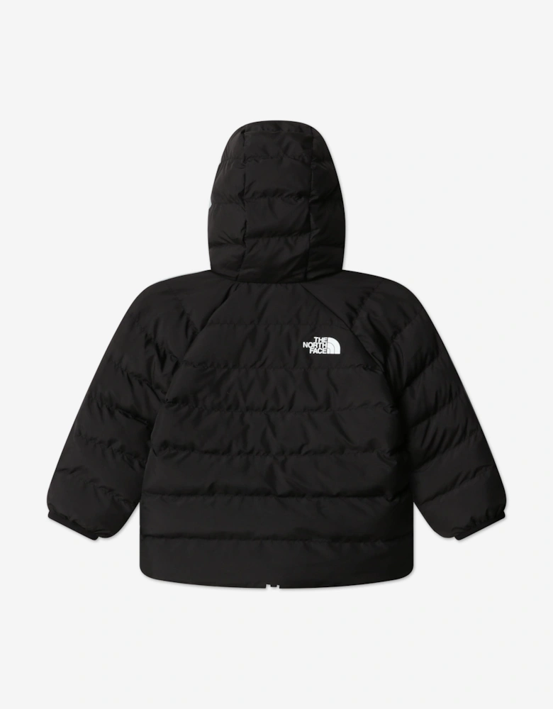 Baby Reversible Perrito Hooded Jacket in Black