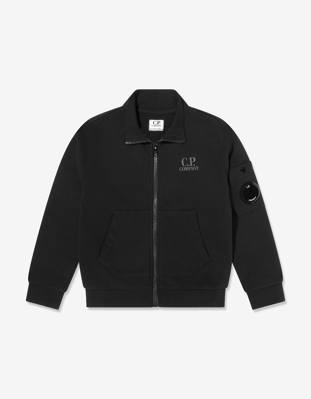 C.P. Company Boys Logo Tracksuit in Black