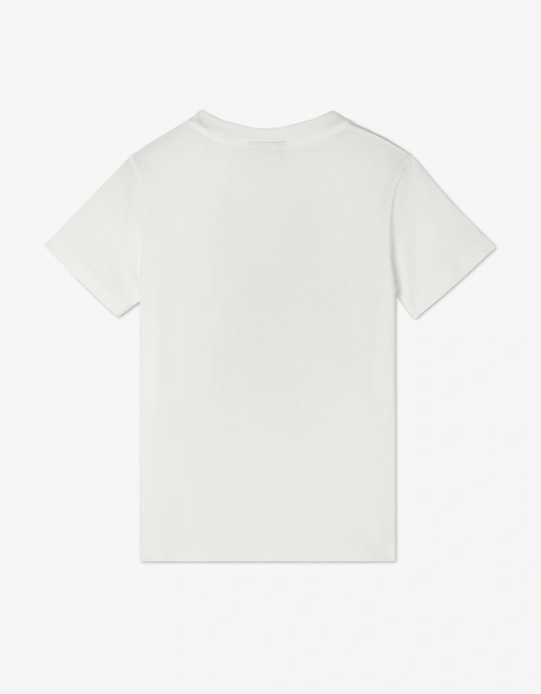 Boys Teddy Bear T-Shirt in White