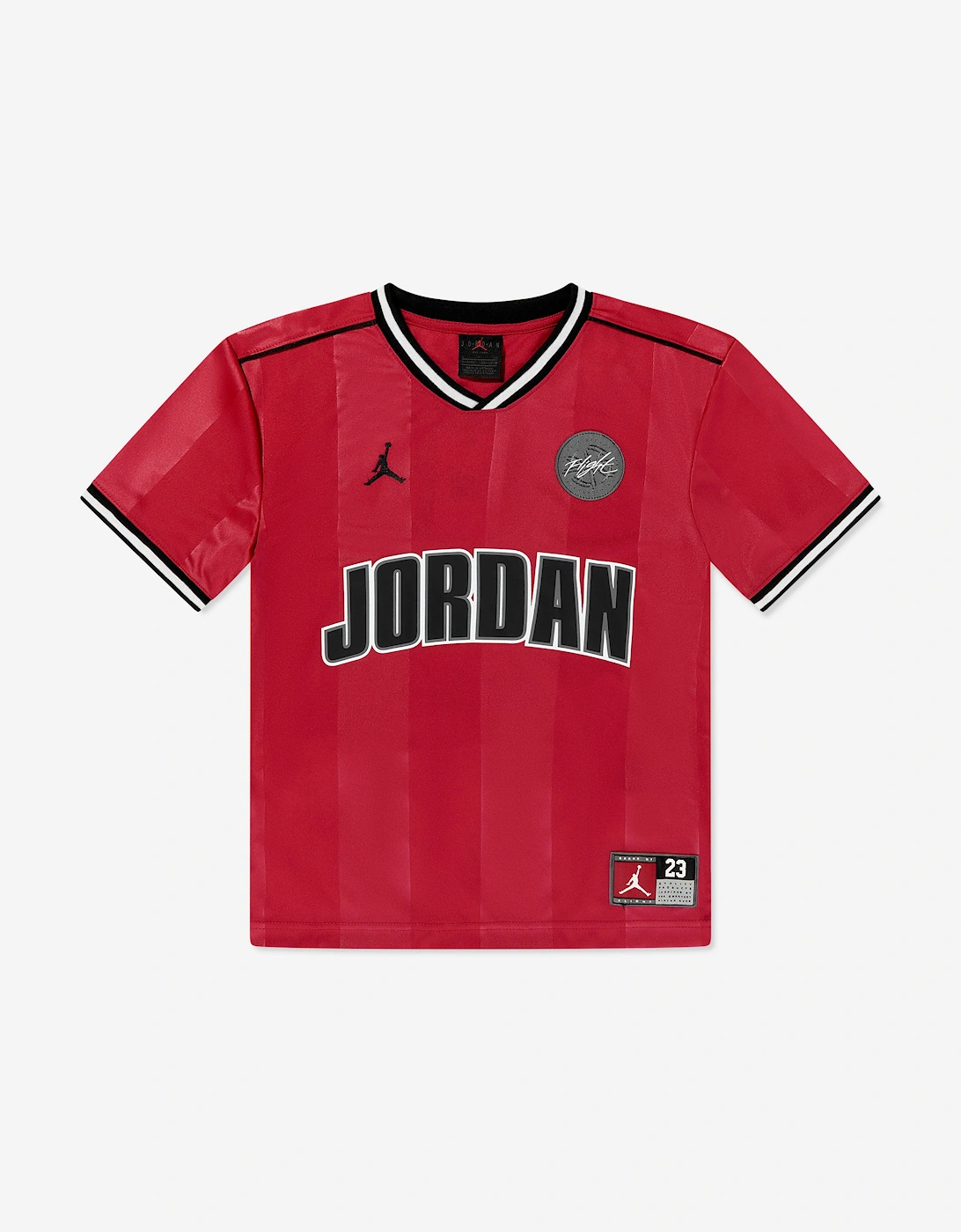Jordan Boys MJ Sports Jersey T-Shirt in Red, 5 of 4