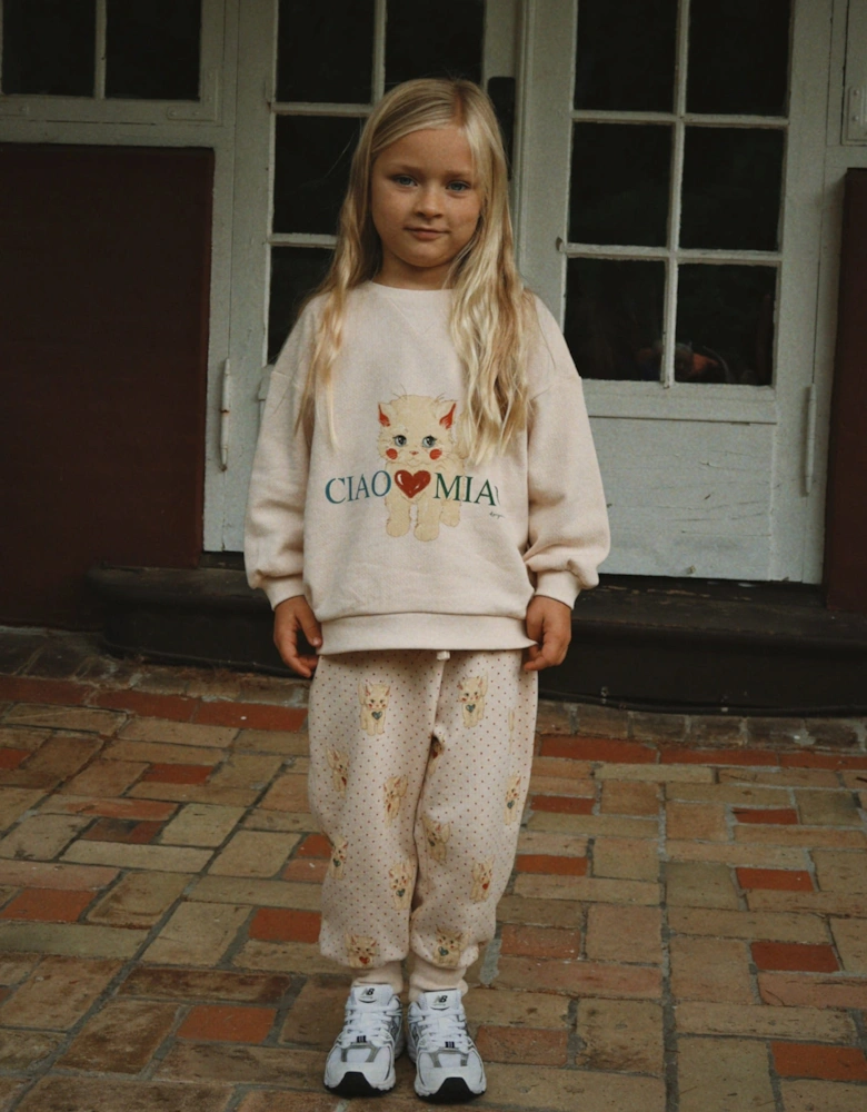 Konges Sløjd Girls Belli Miao Amore Joggers in Pink