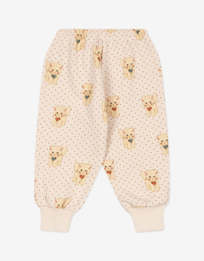 Konges Sløjd Girls Belli Miao Amore Joggers in Pink