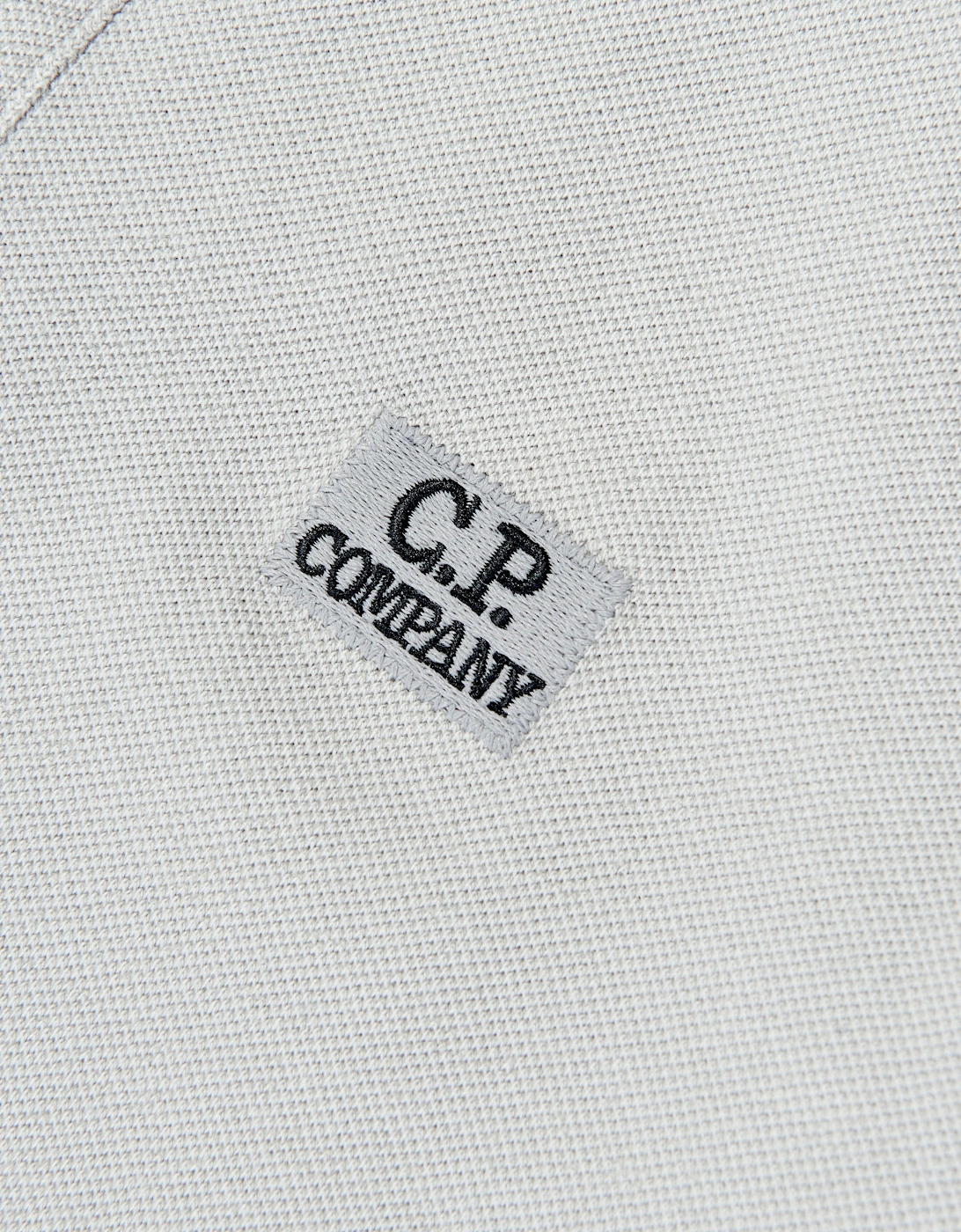 C.P. Company Boys Logo Polo Shirt in Grey