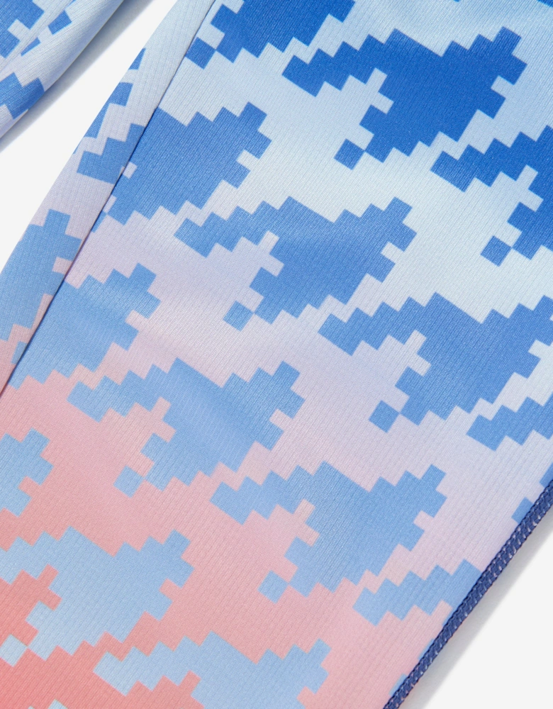 Girls Thermal Leggings in Red