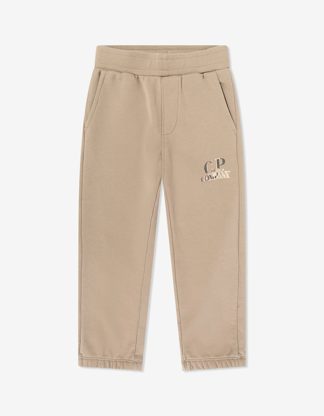 C.P. Company Boys Logo Tracksuit in Beige