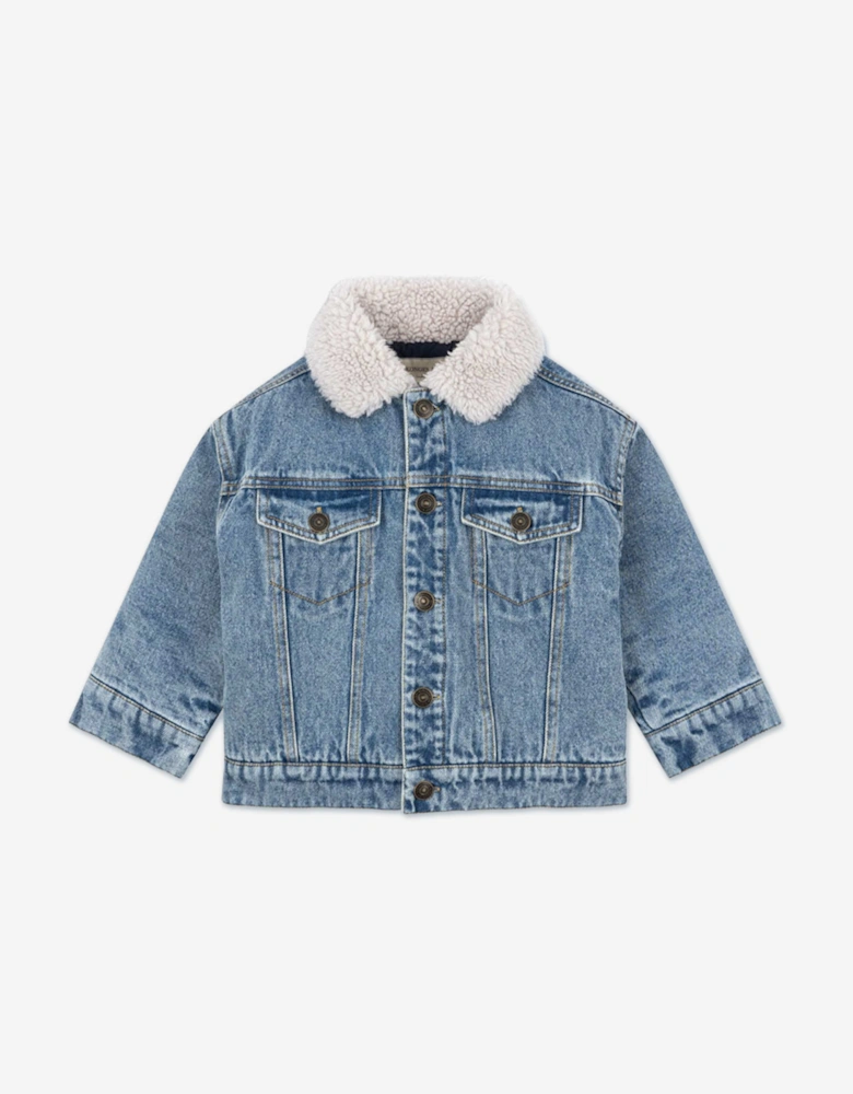 Konges Sløjd Kids Magot Denim Jacket in Blue