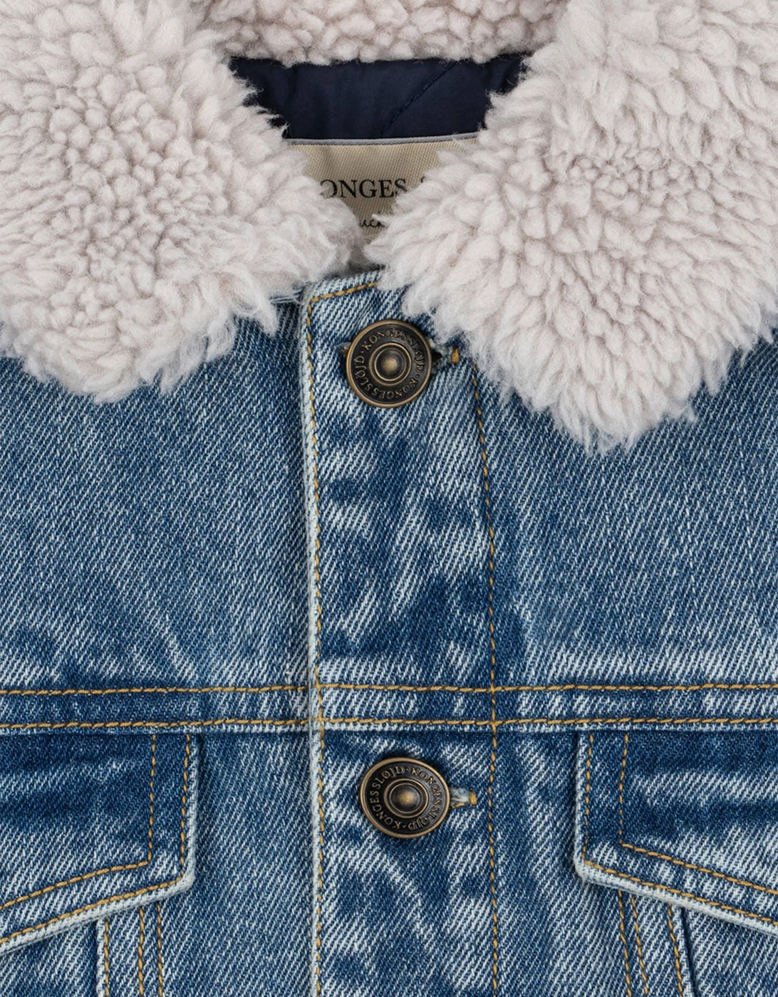 Konges Sløjd Kids Magot Denim Jacket in Blue