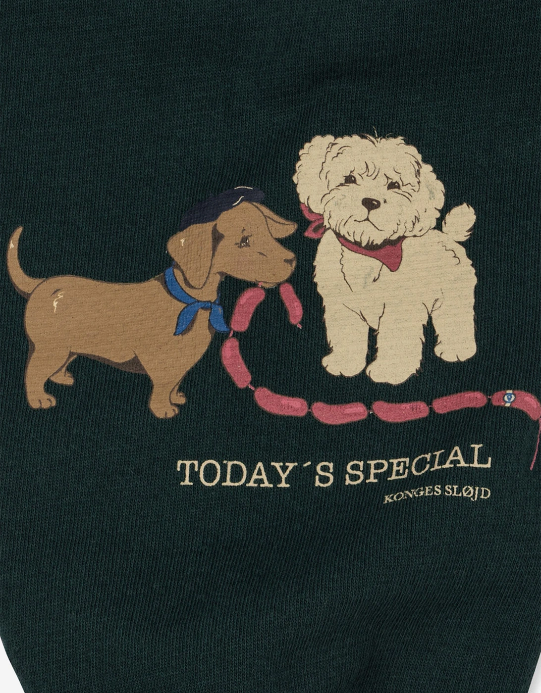 Konges Sløjd Boys Doggy Joggers in Green