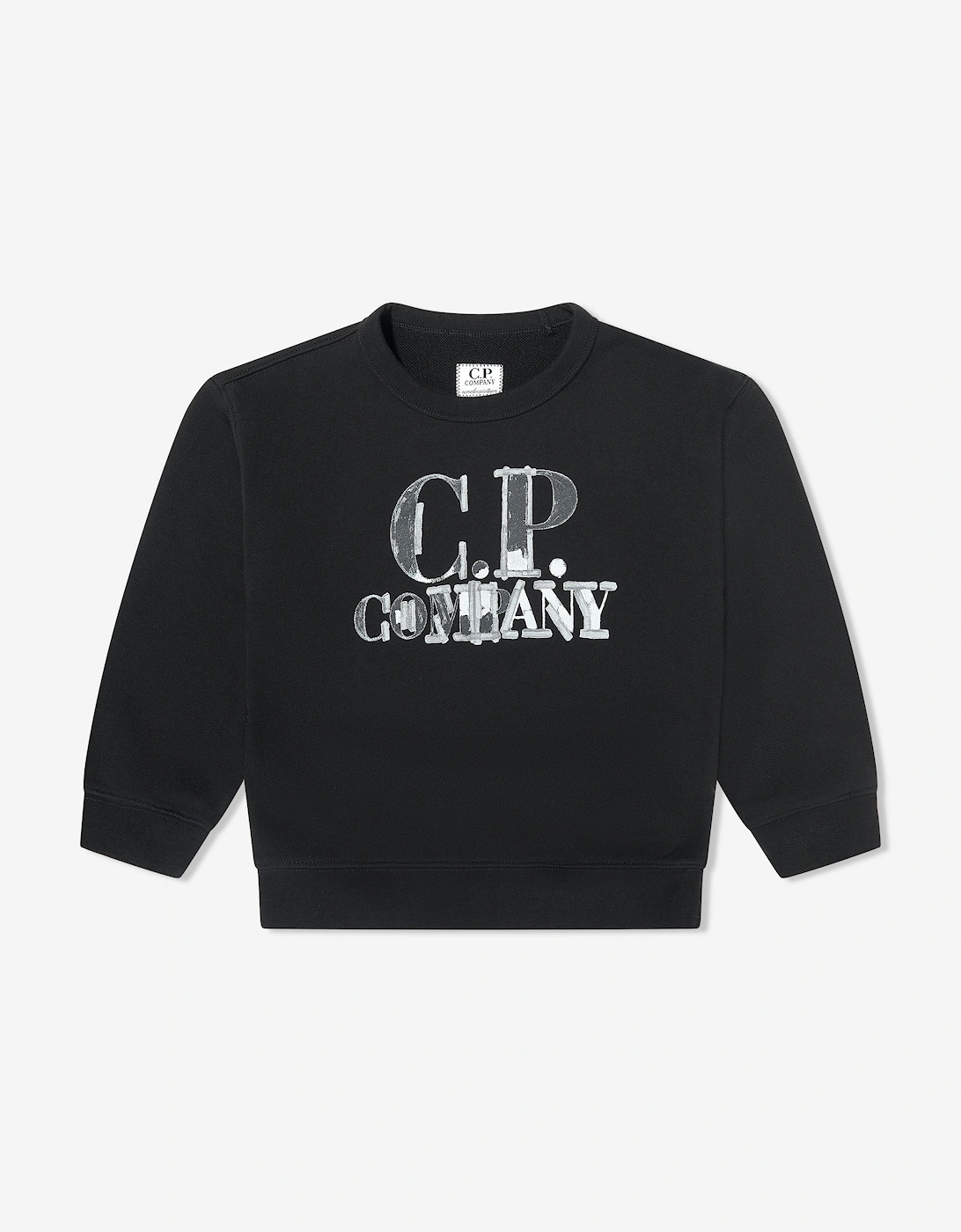 C.P. Company Boys Logo Tracksuit in Black