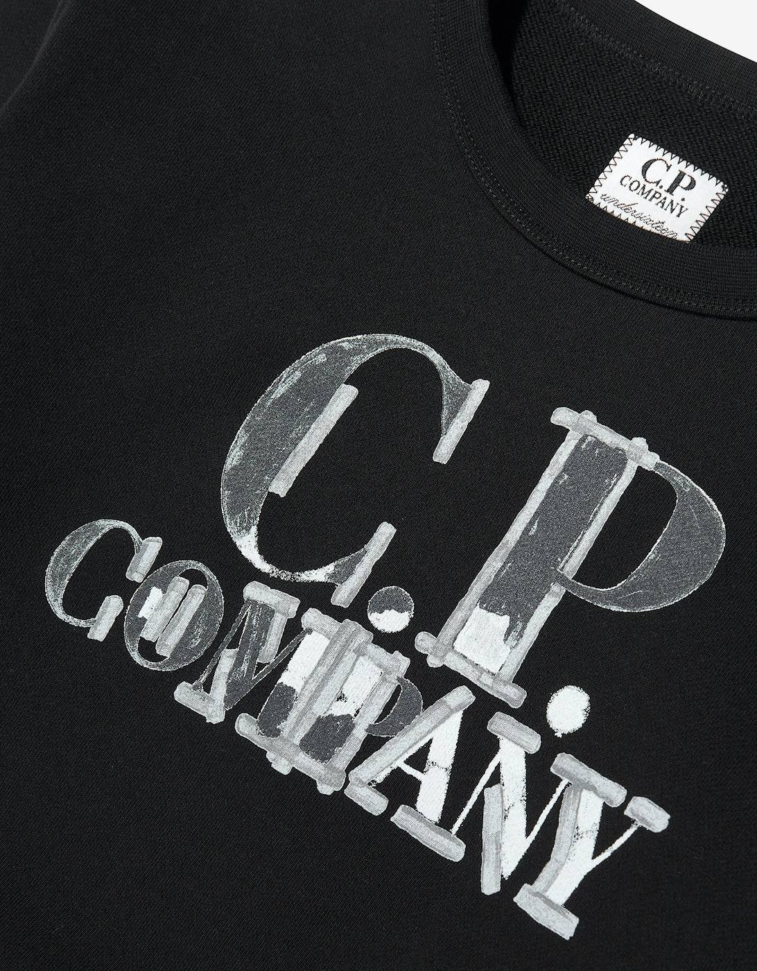 C.P. Company Boys Logo Tracksuit in Black