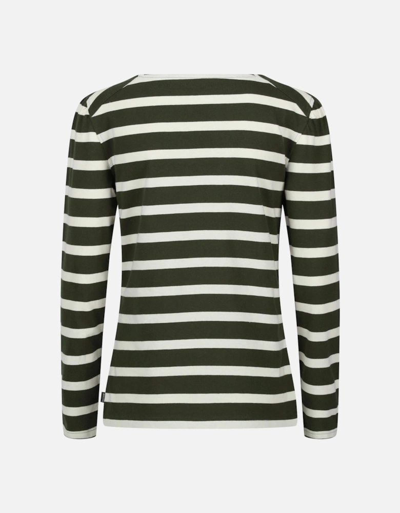 Womens/Ladies Federica Stripe Long-Sleeved T-Shirt