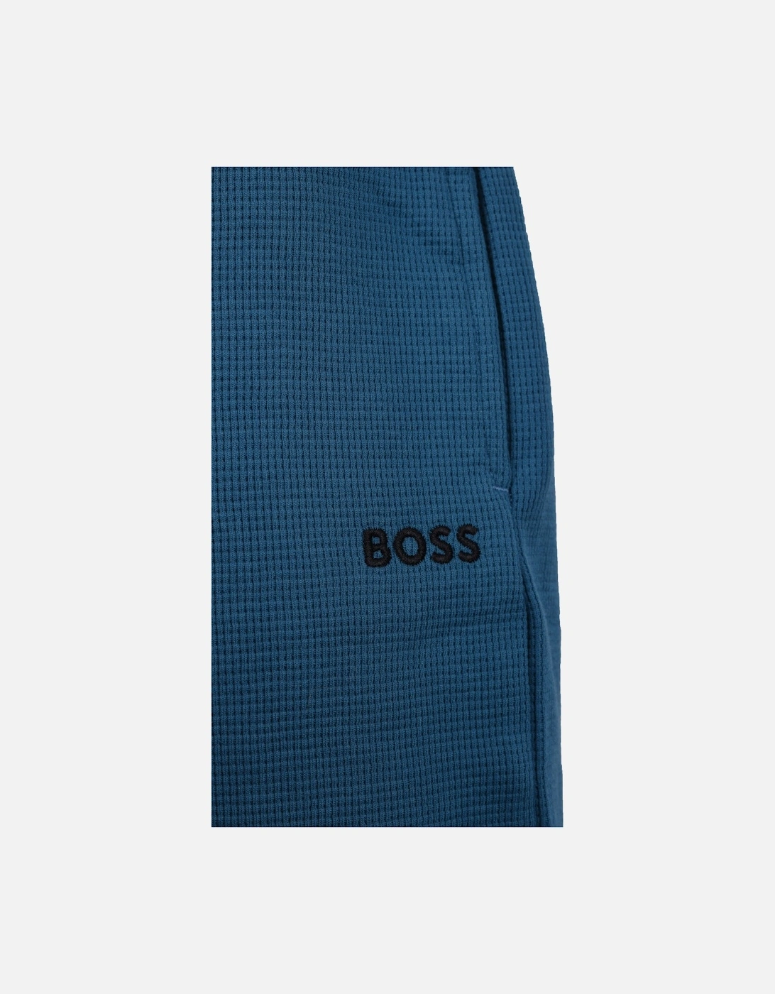 Boss Black WAFFLE SHORTS OPEN BLUE