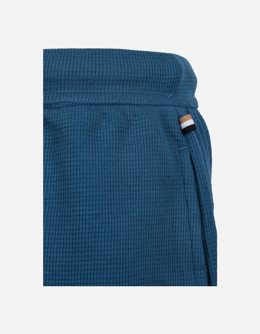 Boss Black WAFFLE SHORTS OPEN BLUE