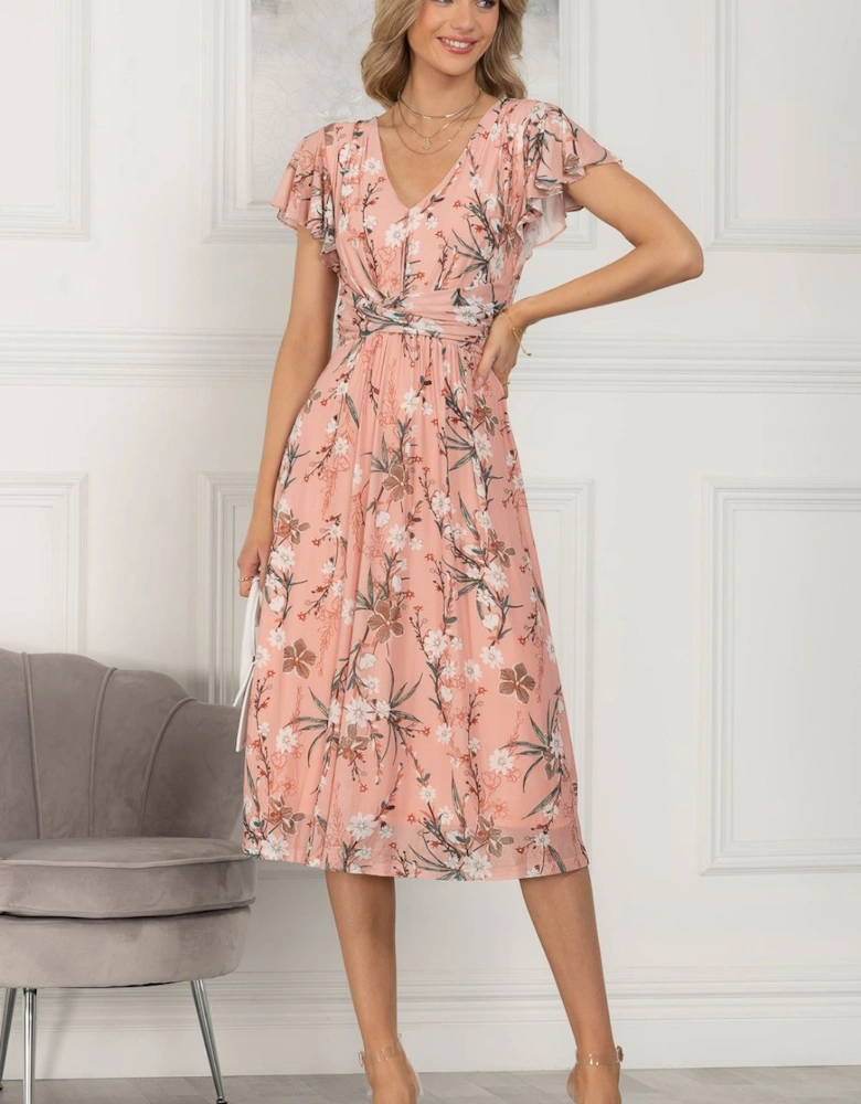 Viviana Mesh Midi Dress