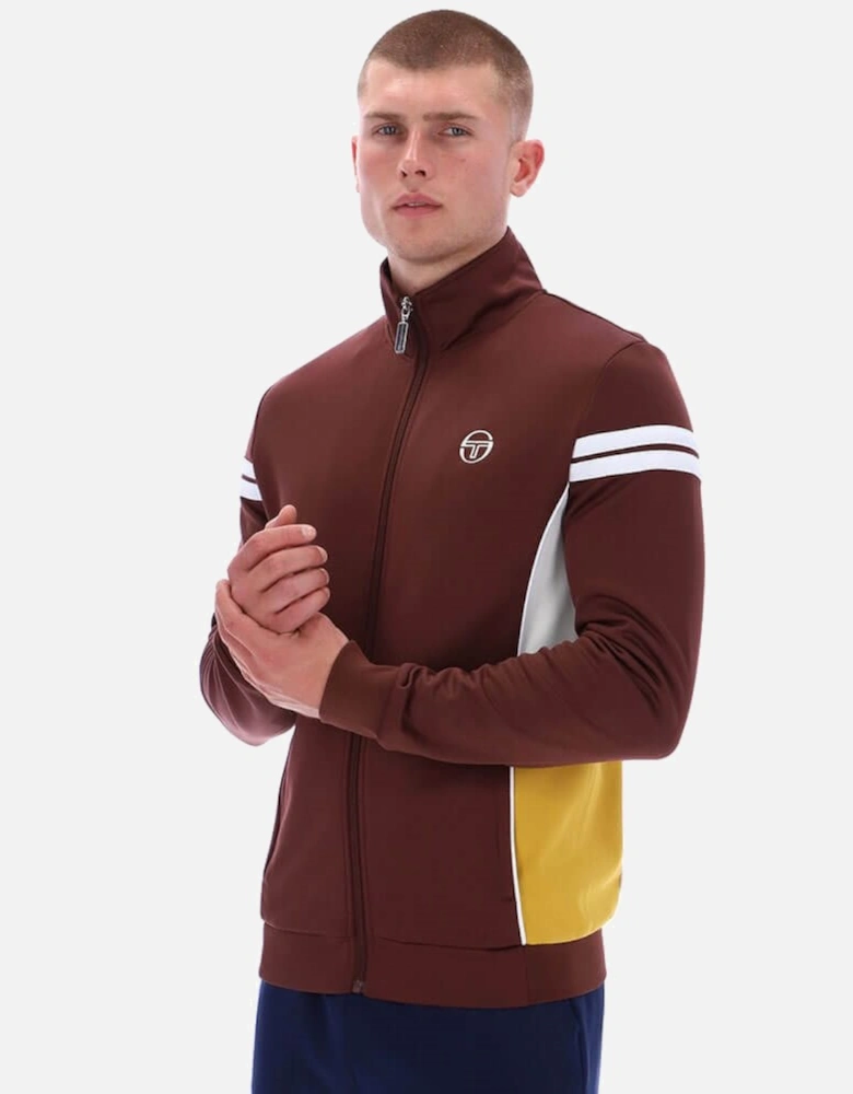 New Mambo Track Top - Bitter Chocolate/Gardenia