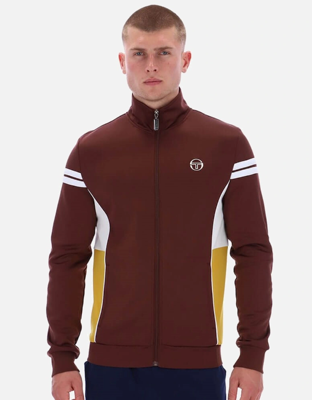 New Mambo Track Top - Bitter Chocolate/Gardenia