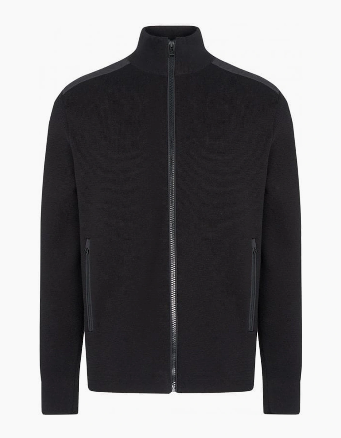 Belstaff Men's VERGE ZIP CARDIGAN - Black - Size: 38