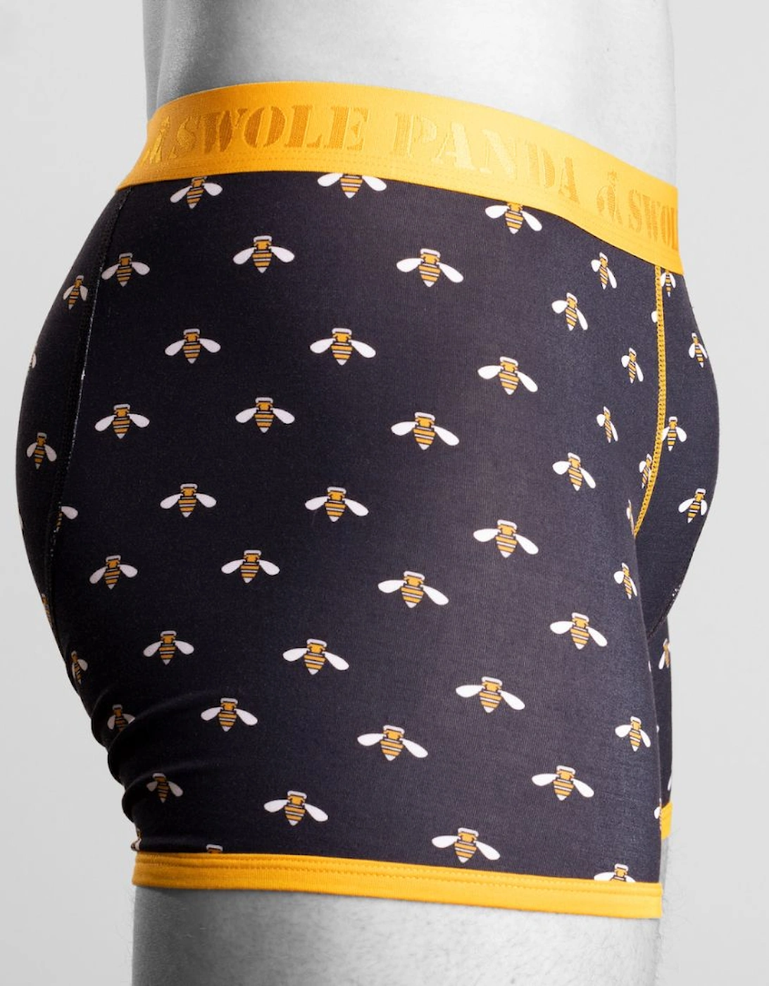 Bumblebees Bamboo Boxer Brief, Navy/yellow
