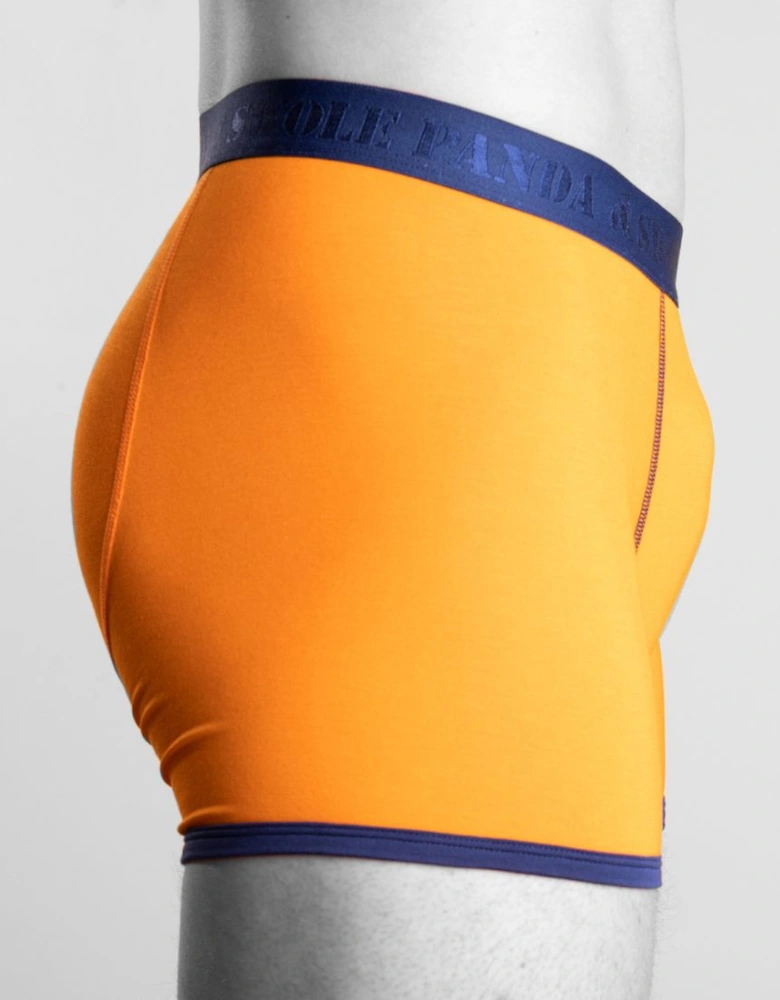 Bamboo Boxer Brief, Orange/blue
