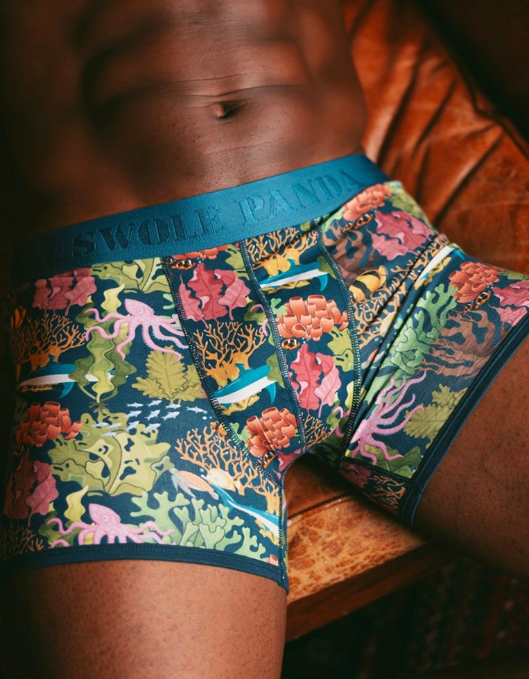 Marine Bamboo Boxer Brief in Multicolour/blue