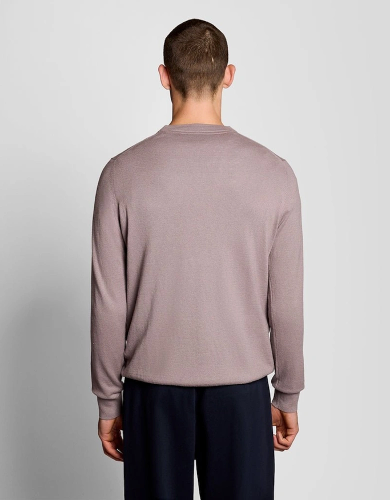 Cotton Merino Crew Neck Jumper