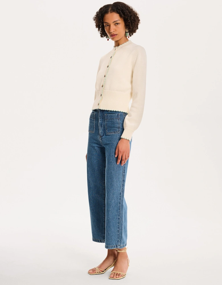 Flynn Cardigan in Cream