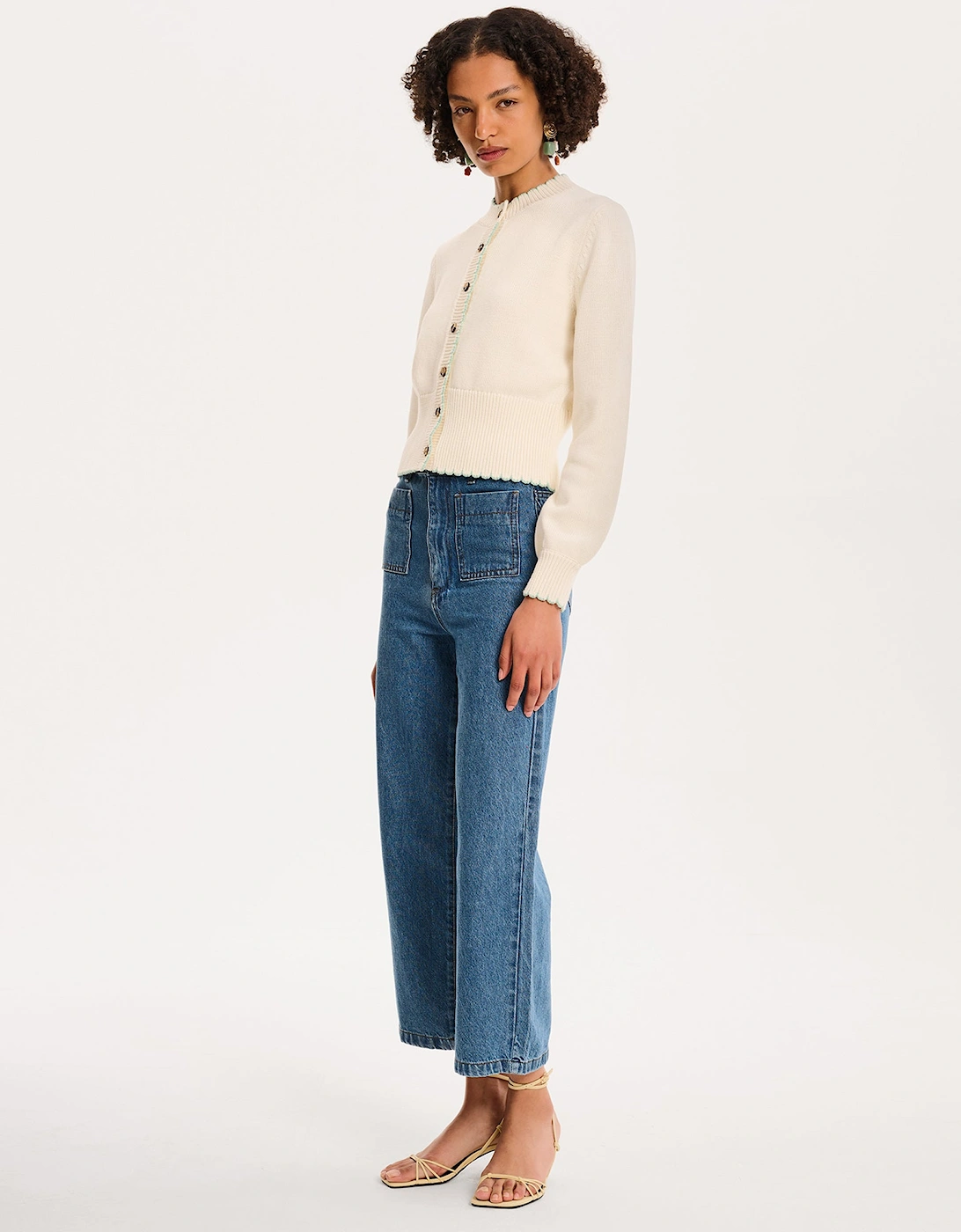 Flynn Cardigan in Cream