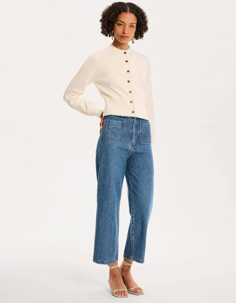 Flynn Cardigan in Cream