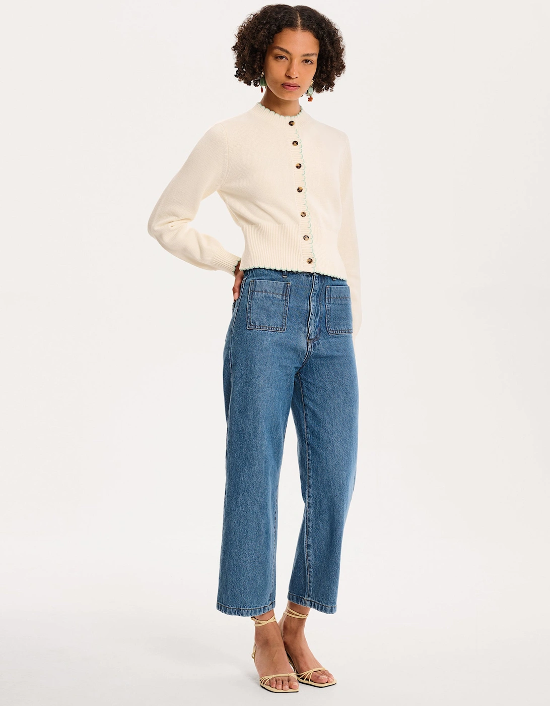 Flynn Cardigan in Cream